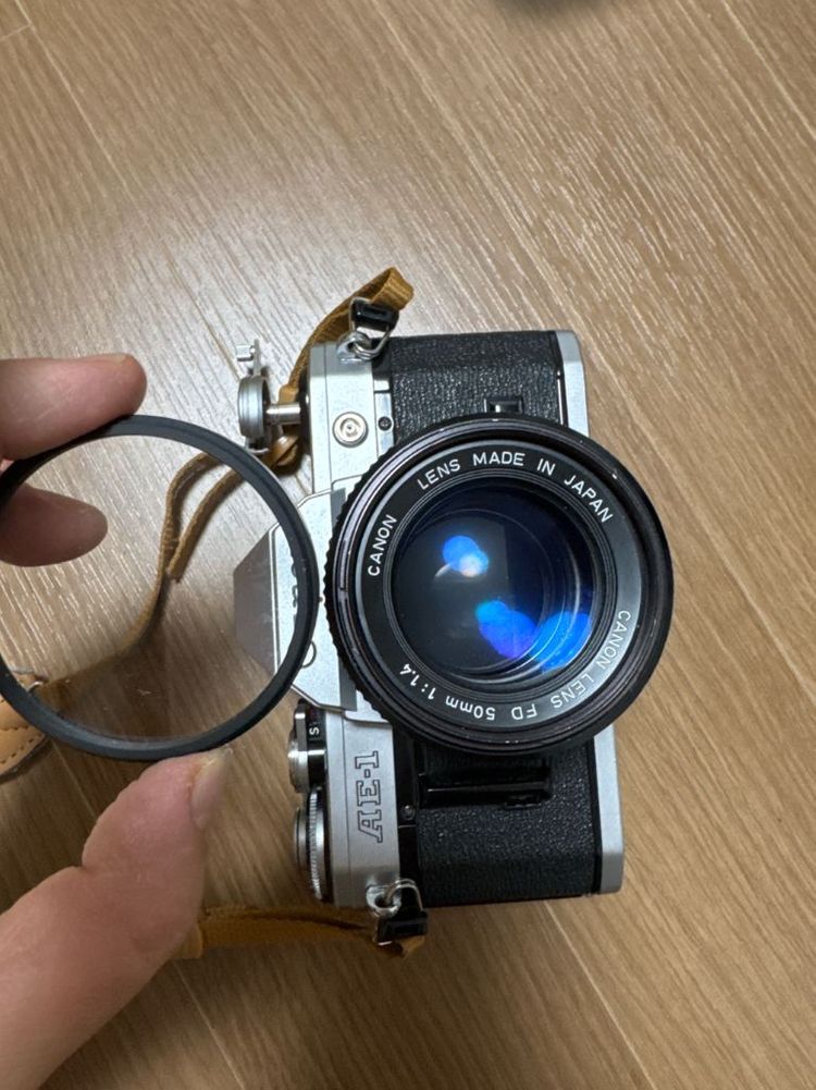 캐논 AE-1 필름카메라+50mm 1.4렌즈 이미지