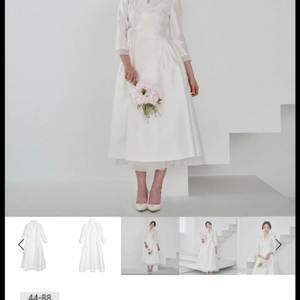 리슬한복 미카도 단아미 철릭 웨딩드레스 L 2부 드레스