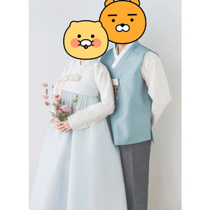 결혼 한복 세트(신랑, 신부) 판매합니다.