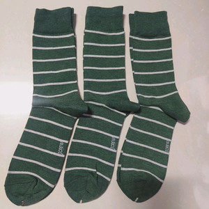 제이크루 남성용 스트라이프 장목 3켤레