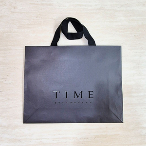 [정품]타임 쇼핑백,타임 가방,타임 종이가방,TIME,명품 쇼핑백 이미지