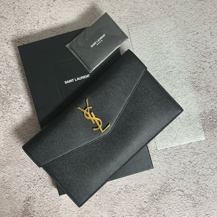 [풀구성] 입생로랑 업타운 클러치 블랙--8