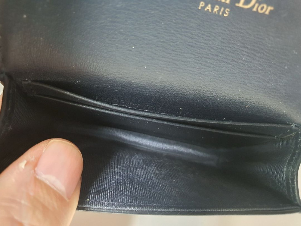디올 정품 오블리크 새들 카드지갑 팝니다 이미지