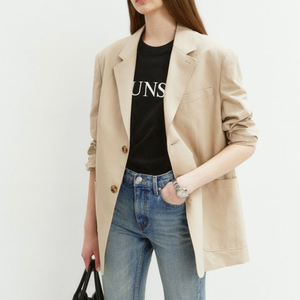 던스트 클래식 라인 자켓 베이지