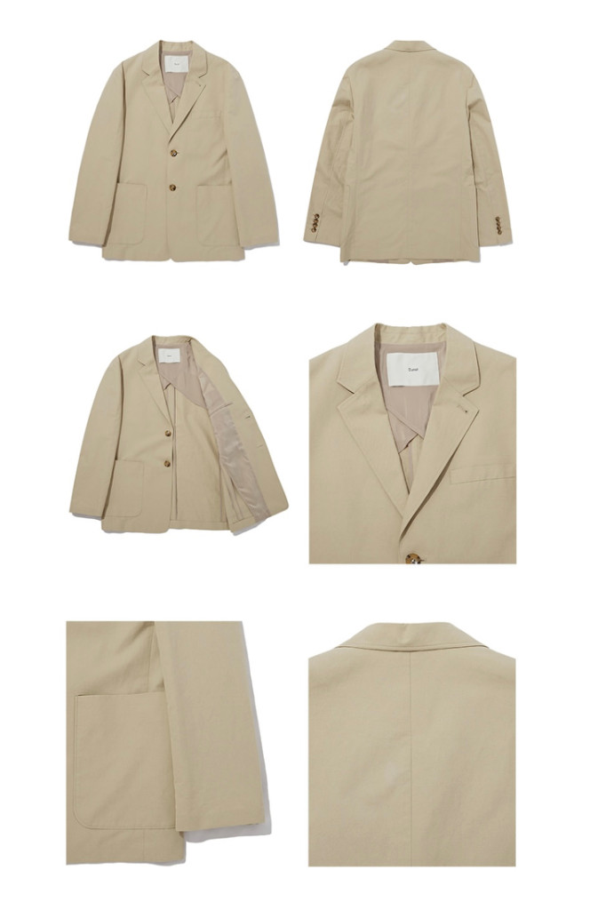 던스트 클래식 라인 자켓 베이지--3