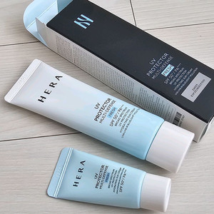 새상품)헤라 uv프로텍터 멀티디펜스 프레쉬 선크림 50ml+15ml