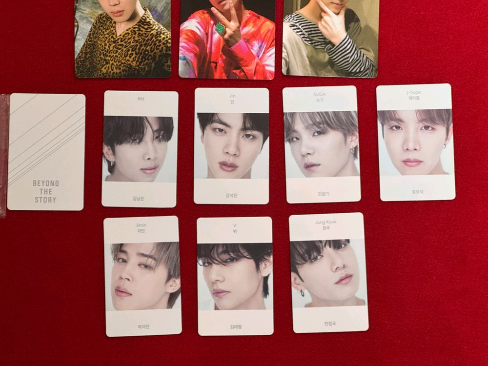 방탄소년단(BTS) 공식 아미밤 포카 세트+ BEYOND THE STORY 포카 세트 일괄 이미지