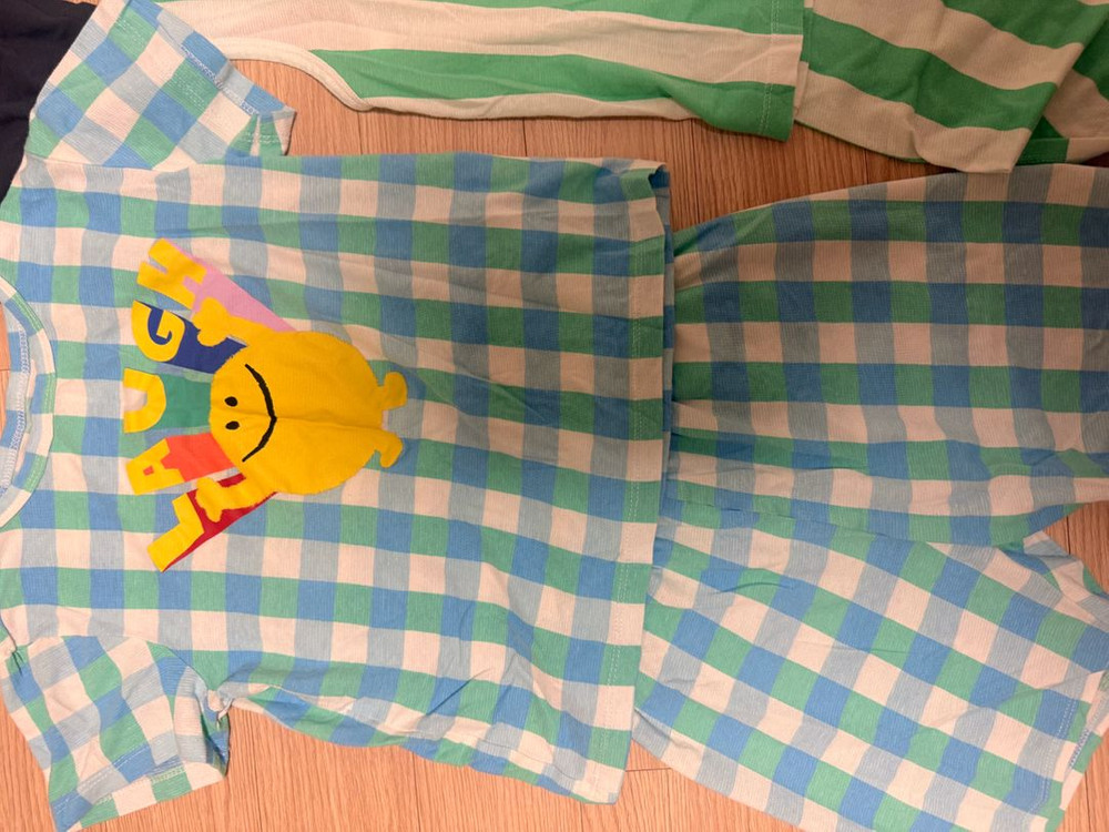 래핑차일드 여름 실내복/내의 5세트 120-130사이즈 정도--2