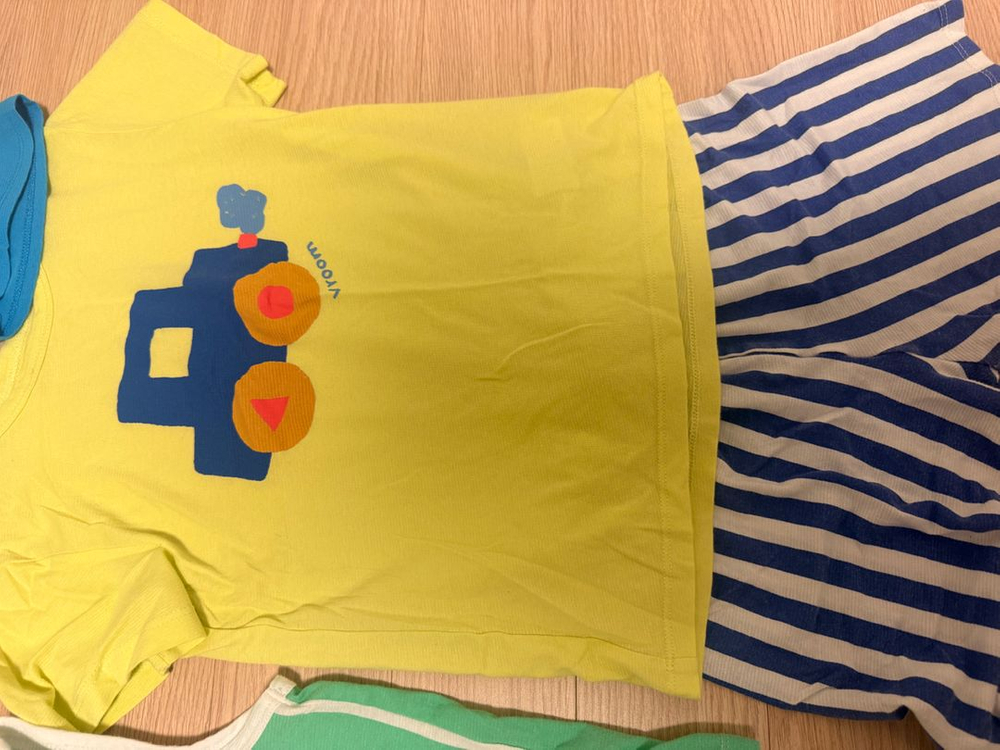 래핑차일드 여름 실내복/내의 5세트 120-130사이즈 정도--4