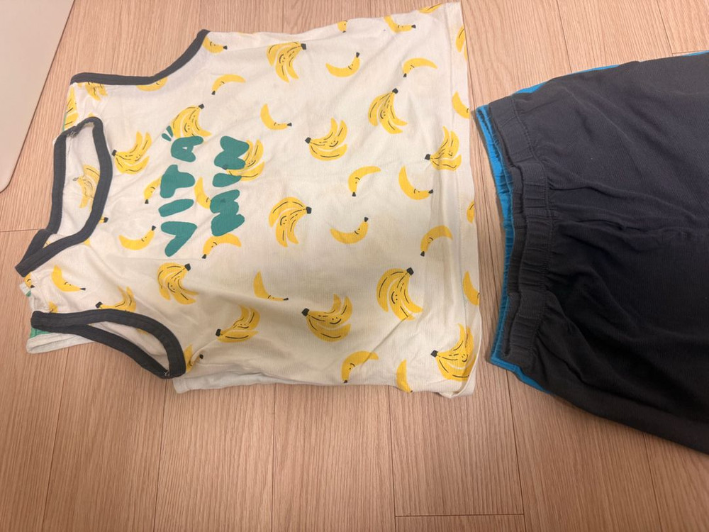 래핑차일드 여름 실내복/내의 5세트 120-130사이즈 정도--7