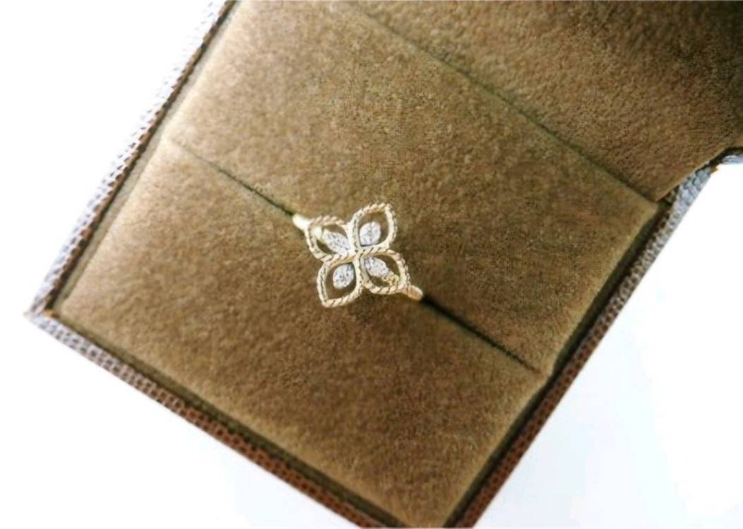 14k 피렌체 다이아반지 옐로골드--3