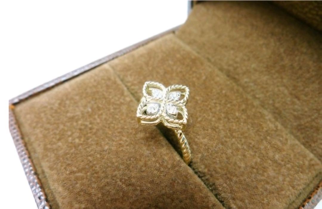 14k 피렌체 다이아반지 옐로골드--4