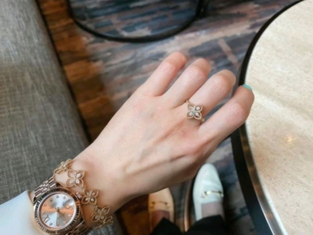 14k 피렌체 다이아반지 옐로골드--7