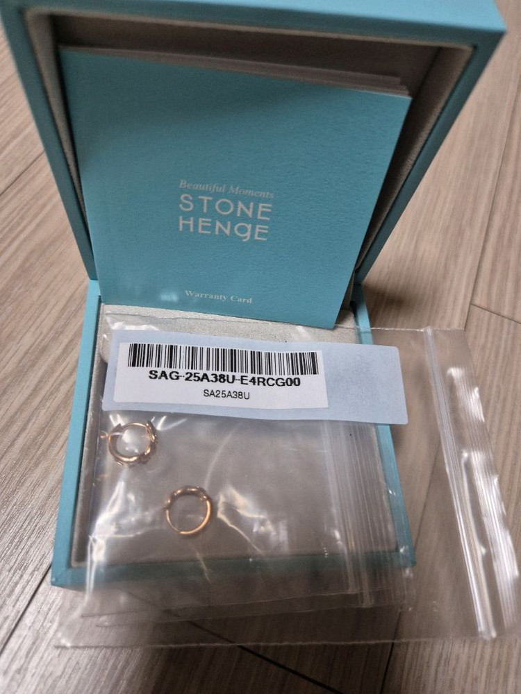 스톤헨지 브레이드 14k 귀걸이 SA25A38U (새상품)--1