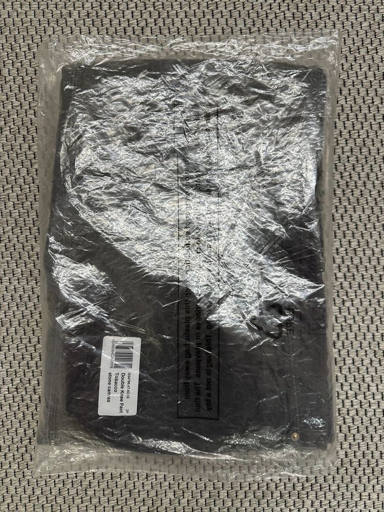 [28] 칼하트 윕 더블 니 카펜터 워크 팬츠 디어본 토바코 스톤 캔버스--4