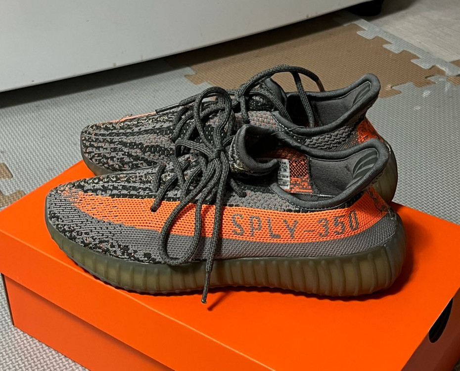 아디다스 이지부스트 350 V2 벨루가 235 신발 스니커즈--1