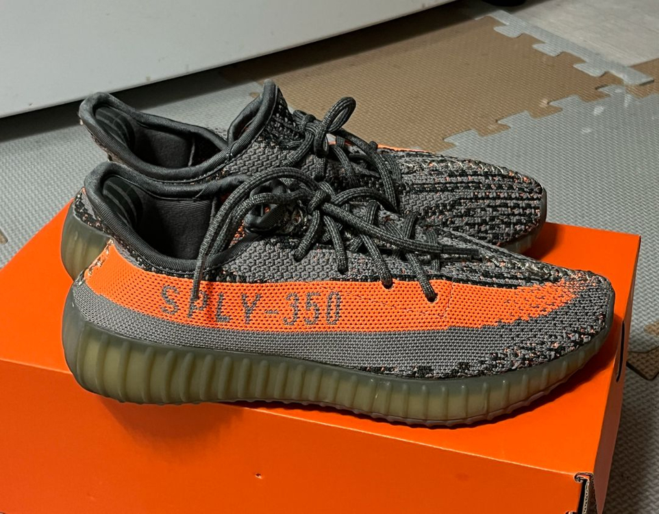 아디다스 이지부스트 350 V2 벨루가 235 신발 스니커즈--3