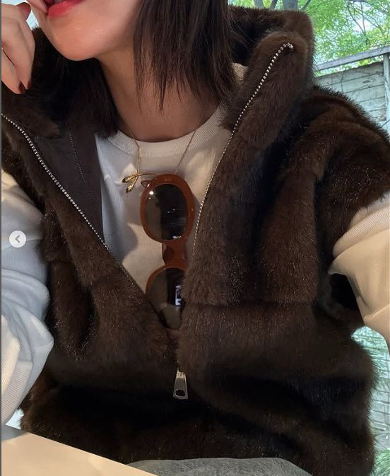 무아뱅 에코퍼 숏세이블 베스트 (새상품) 이미지