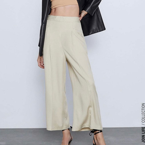 자라 큐롯팬츠 - 샌드컬러 / XS사이즈