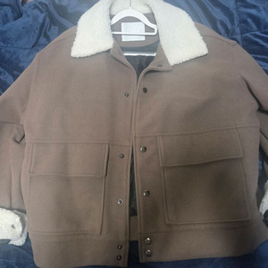 앤드모어 무스탕 자켓 브라운