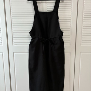 블랙 오버롤 / 멜빵 팬츠