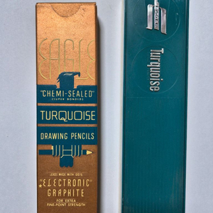 빈티지 이글 터쿼이즈 연필 경도 2h