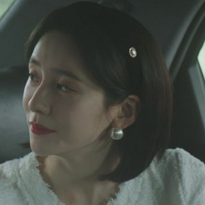 (새상품) 박지현착용 타티아나 진주 벨벳 헤어밴드