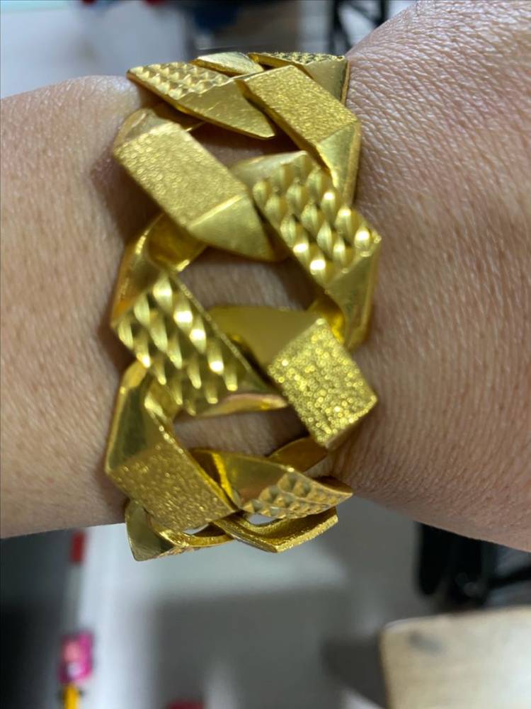 순금 체인 팔찌 50 18k3돈 이미지