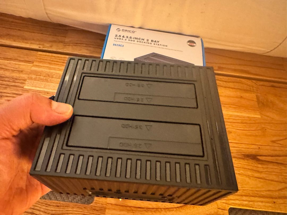 오리코 2베이 하드 도킹스테이션--2