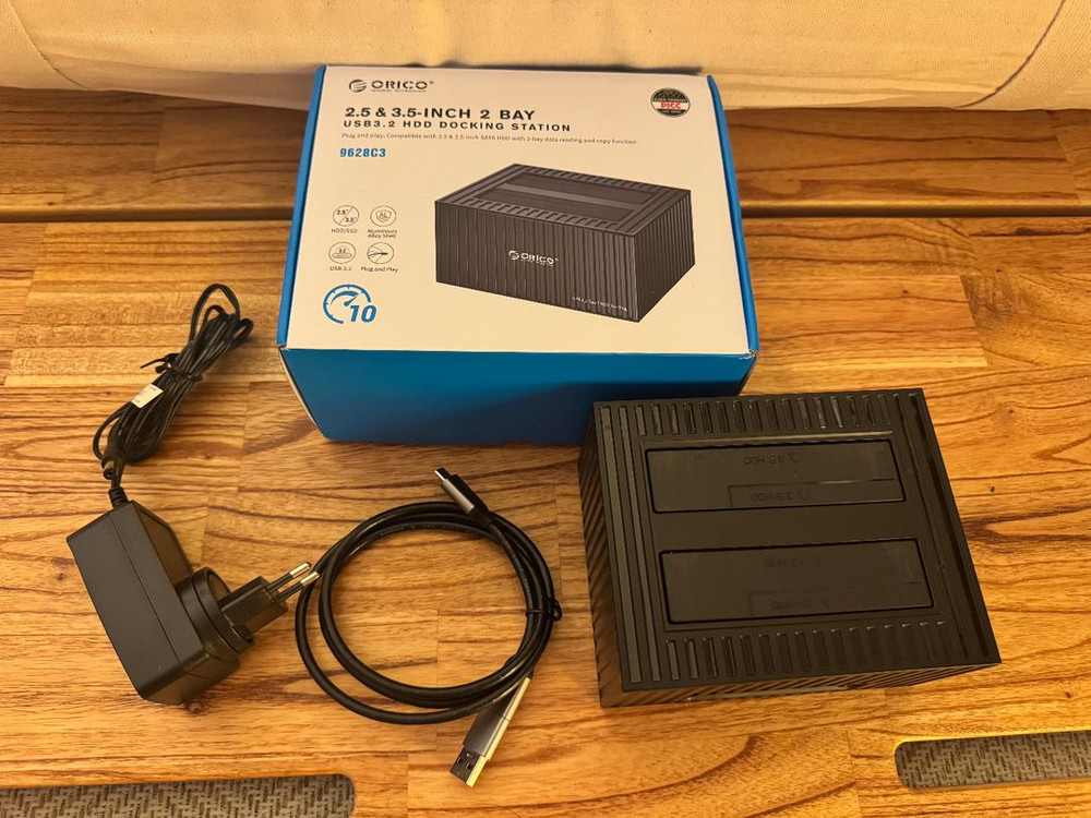 오리코 2베이 하드 도킹스테이션--3