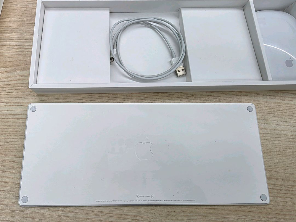 애플 매직키보드 A1644 매직마우스 2 A1657 풀박스 세트 판매--2