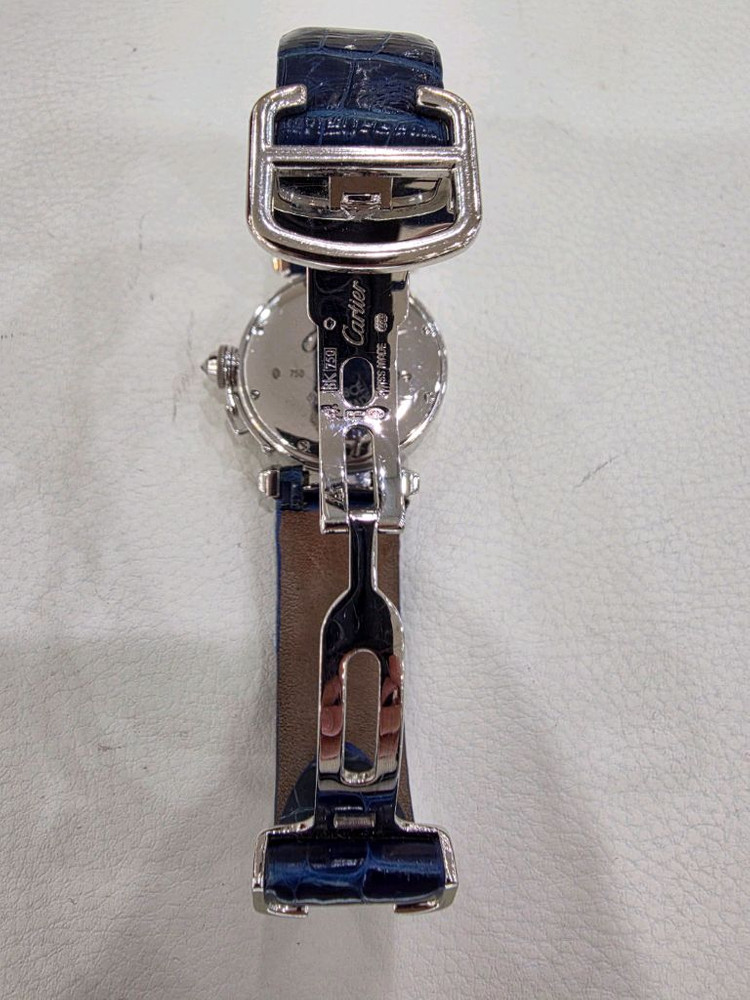 까르띠에 파샤 금통 다이아 시계 정품--4