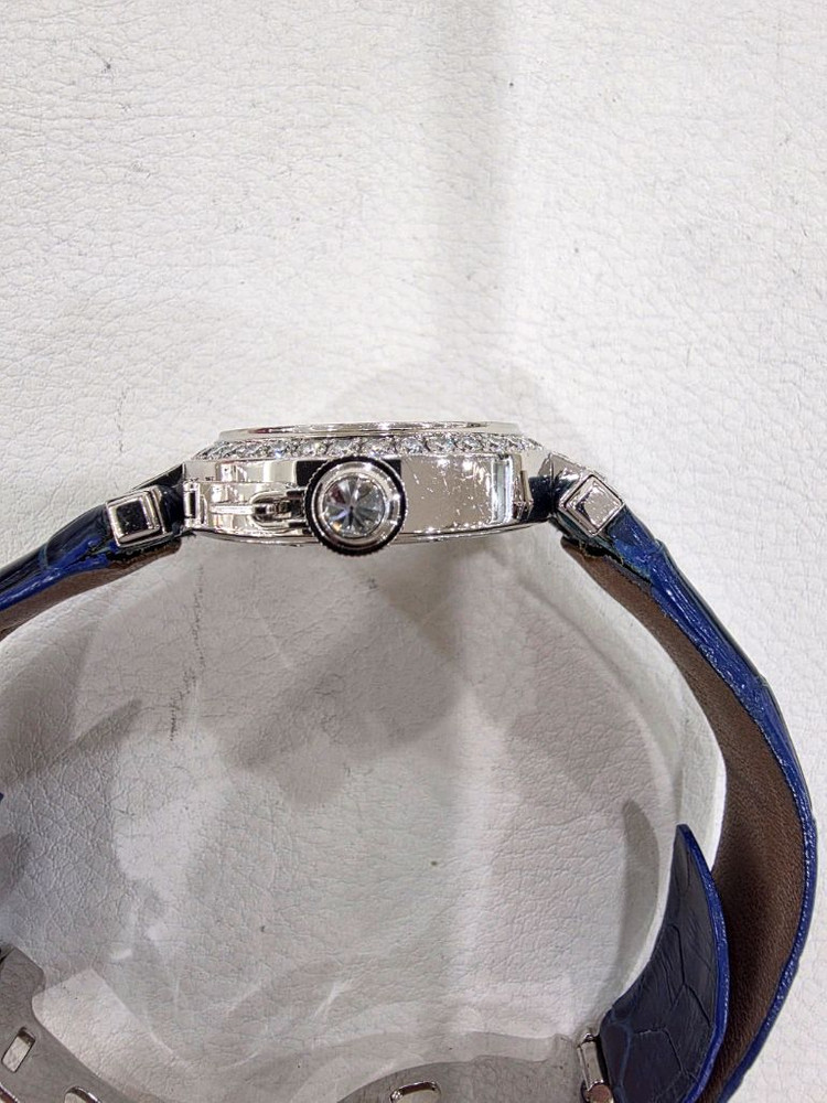 까르띠에 파샤 금통 다이아 시계 정품--5