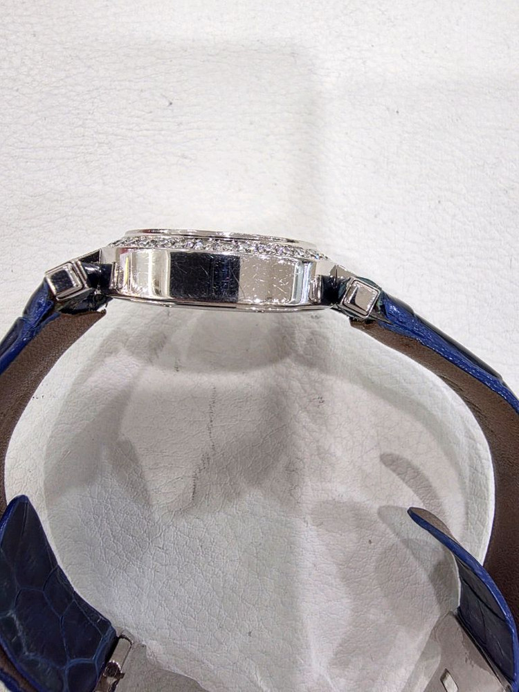 까르띠에 파샤 금통 다이아 시계 정품--6