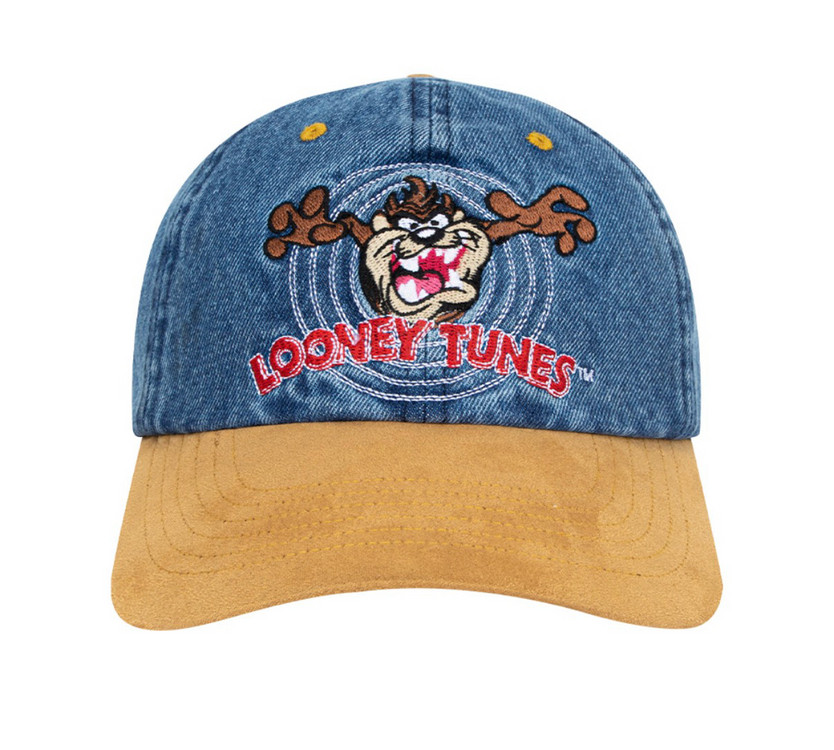 마하그리드 x 루니툰즈 타즈 투톤 데님 볼캡--5