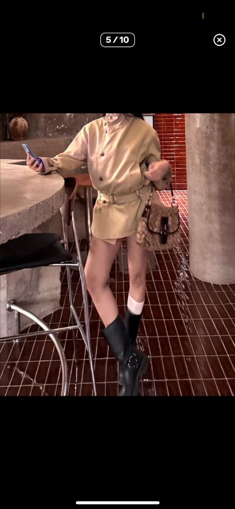 90s coach soho 코치 시그니처 소호 브라운 숄더백 핸드백--4