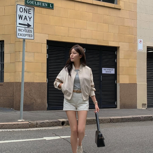 하와 리토 봄버자켓 애쉬베이지 새상품