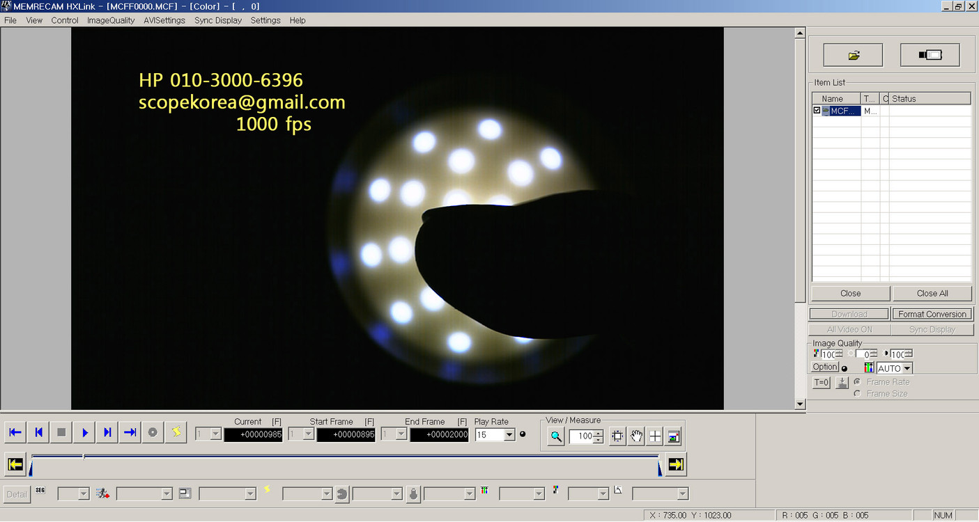 NAC 초고속 카메라 highspeed camera--2