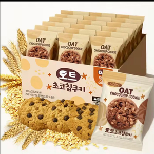 오트 귀리초코칩 쿠키 480g(약40봉) 이미지