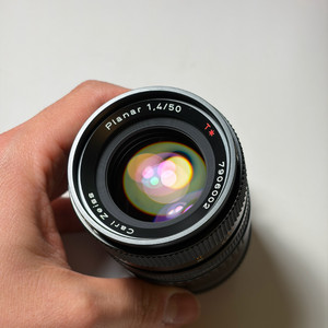 칼자이스 콘탁스 플라나 50mm f1.4