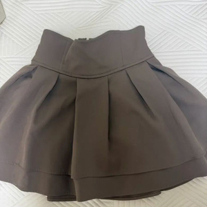 미셸마카롱 스커트 모카베이지 xs 이미지