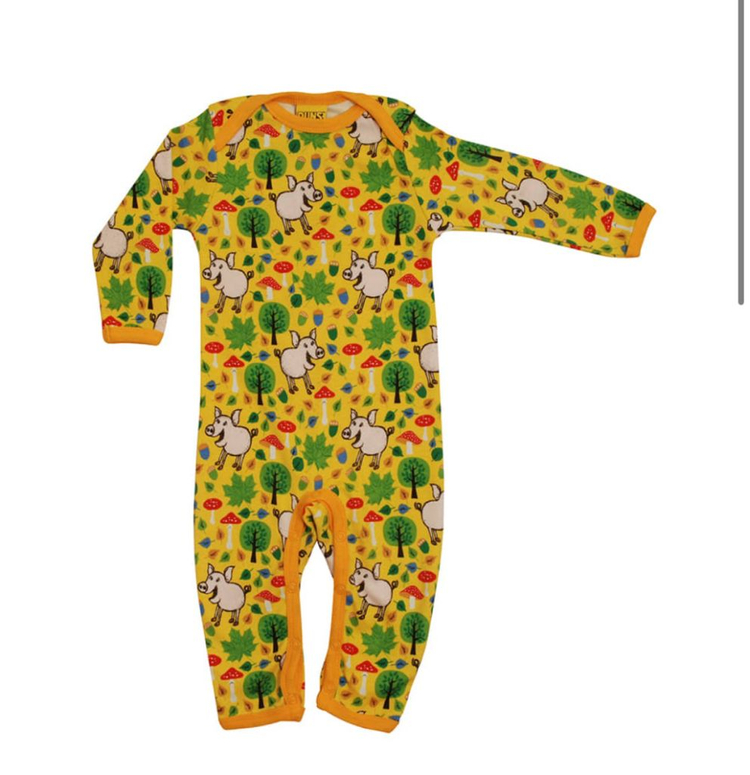 던스 노란돼지 렙넥,집업슈트--1