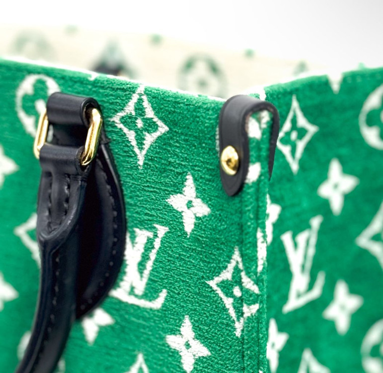 [PM] LV 루이비통 여성 모노그램 벨벳 온더고 가방 토트백--5