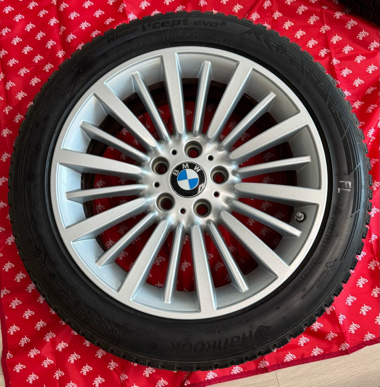 bmw 416휠(휠캡 tpms 포함) + 윈터타이어 아이셉트 에보3 225 50 18 이미지