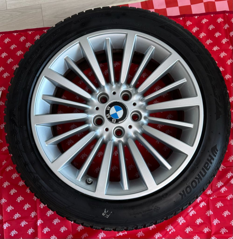 bmw 416휠(휠캡 tpms 포함) + 윈터타이어 아이셉트 에보3 225 50 18 이미지