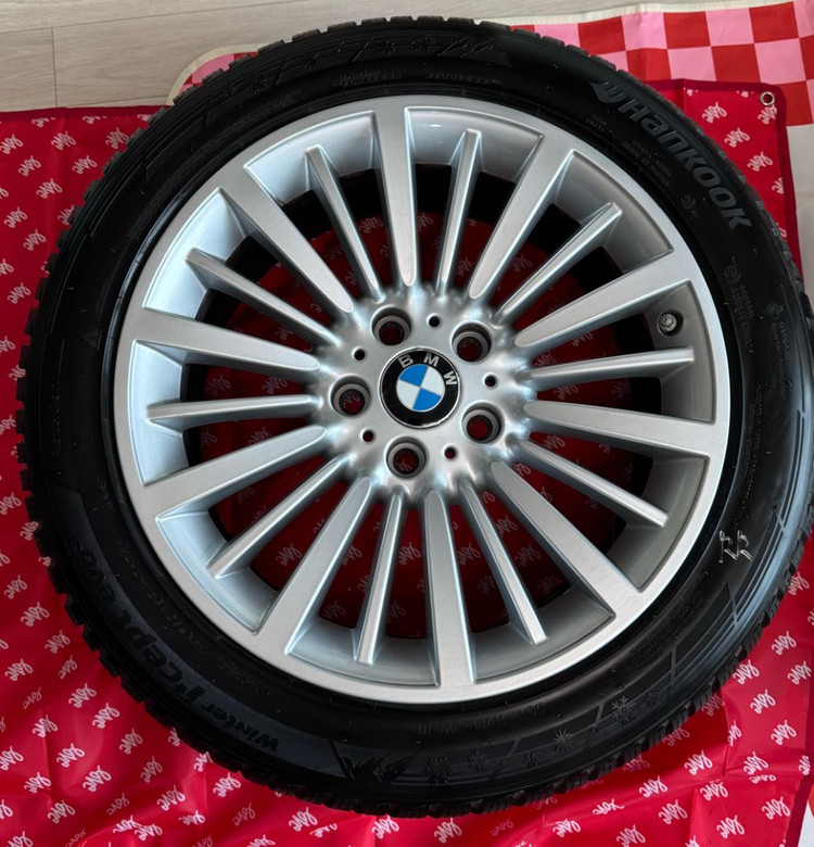 bmw 416휠(휠캡 tpms 포함) + 윈터타이어 아이셉트 에보3 225 50 18 이미지
