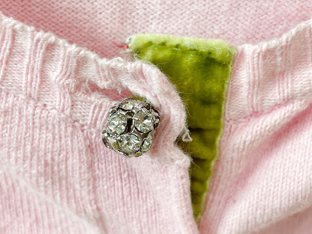 넘나 예쁜 라이트핑크 볼레로 니트 크롭 가디건 이미지