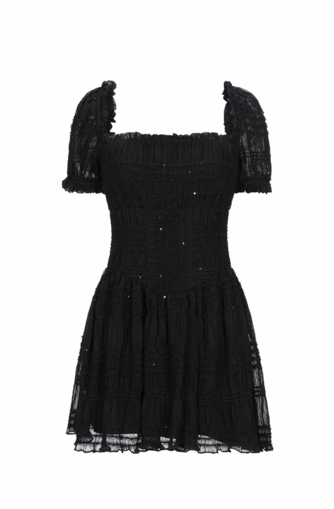 Self-portrait 셀프포트레이트 시퀸 미니원피스 (로제원피스)--3