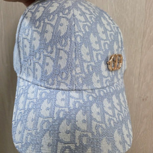 디올 오블리크 패턴 볼캡