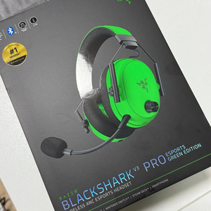 Razer BlackShark V3 Pro Esports Green | 새제품 | 희소 컬러 | 풀구성 이미지